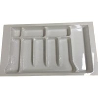 Porta Talheres-9Divisões 10195.07BRW-Branco 68(57)x44(34)cm